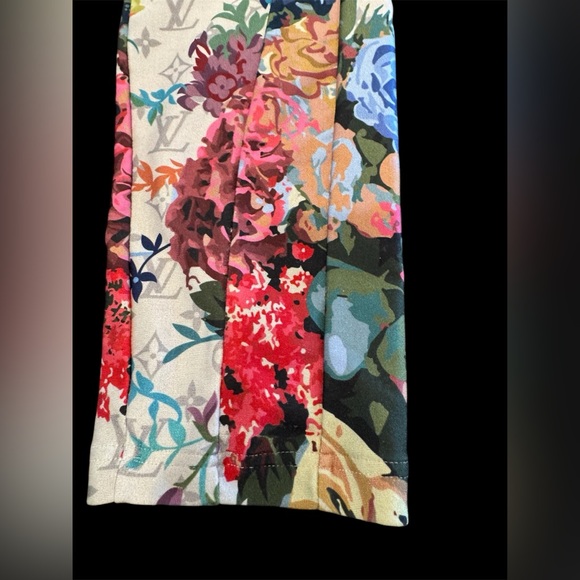 Louis Vuitton Floral Leggings Size Medium - Picture 6 of 15